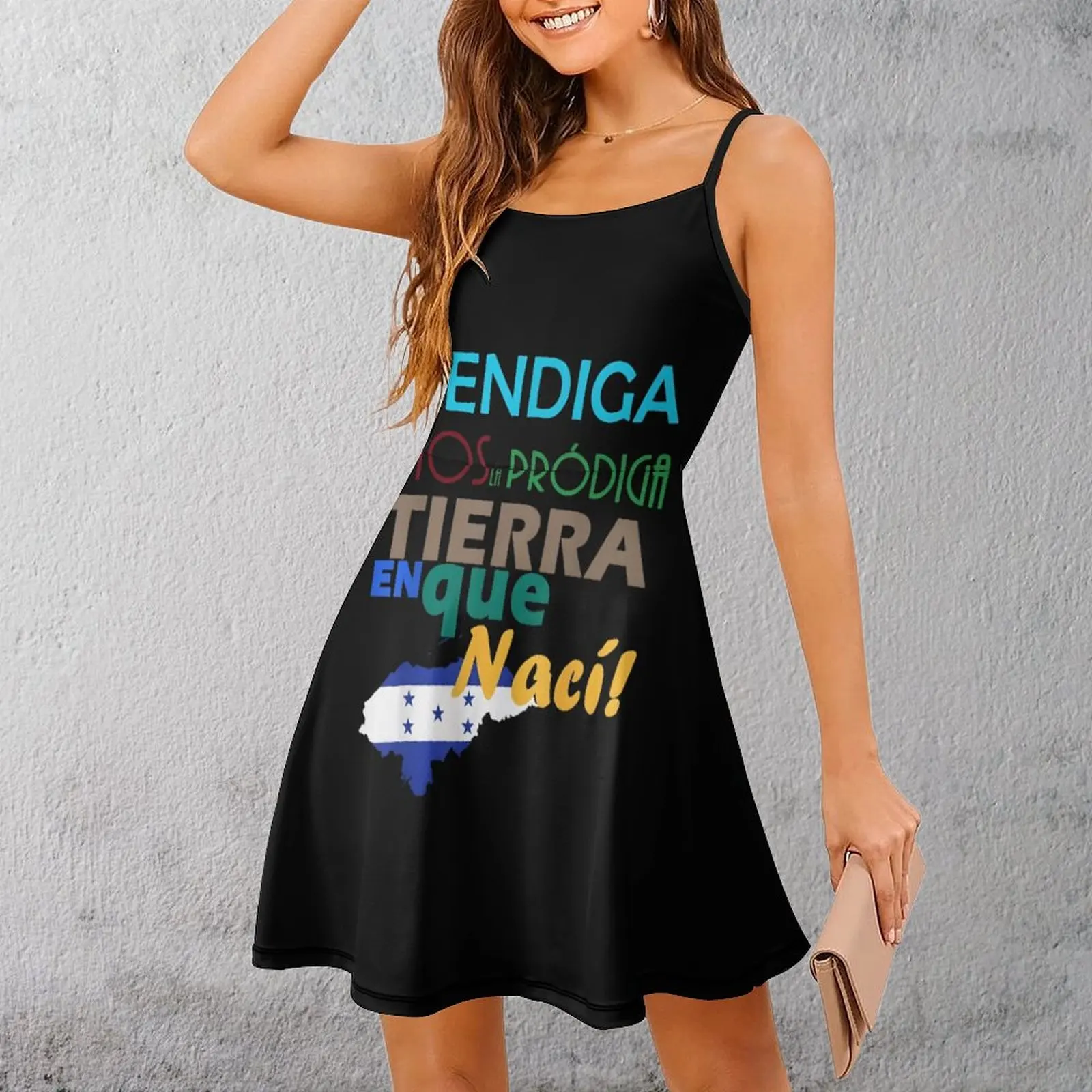 Благословенное платье с флагом Гондураса, женское платье на бретельках, сексуальное женское платье с графическим рисунком, платье на бретельках для отпуска, Geek
Благословенное платье с флагом Гондураса, женское платье на бретельках, сексуальное женское платье с графическим рисунком, платье на бретельках для отпуска, Geek