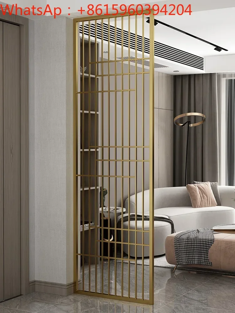 Luxury metal stainless steel screen partition living room simple modern porch decorative hollow grille
Luxury metal stainless steel screen partition living room simple modern porch decorative hollow grille