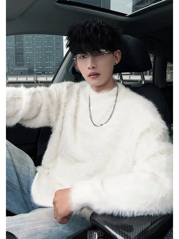 Зимний утепленный мягкий мужской вязаный свитер с круглым вырезом, базовый слой, свободный крой, комфортный, для ношения под одеждой
Зимний утепленный мягкий мужской вязаный свитер с круглым вырезом, базовый слой, свободный крой, комфортный, для ношения под одеждой