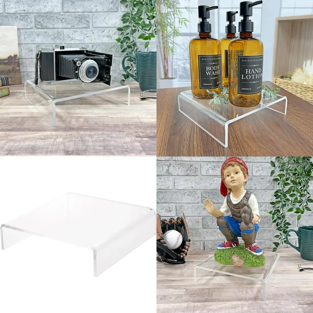 Set of 3 Clear Acrylic Square Risers, 2 High x 8 Wide x 8 Deep, 1/4 Thick
Set of 3 Clear Acrylic Square Risers, 2 High x 8 Wide x 8 Deep, 1/4 Thick