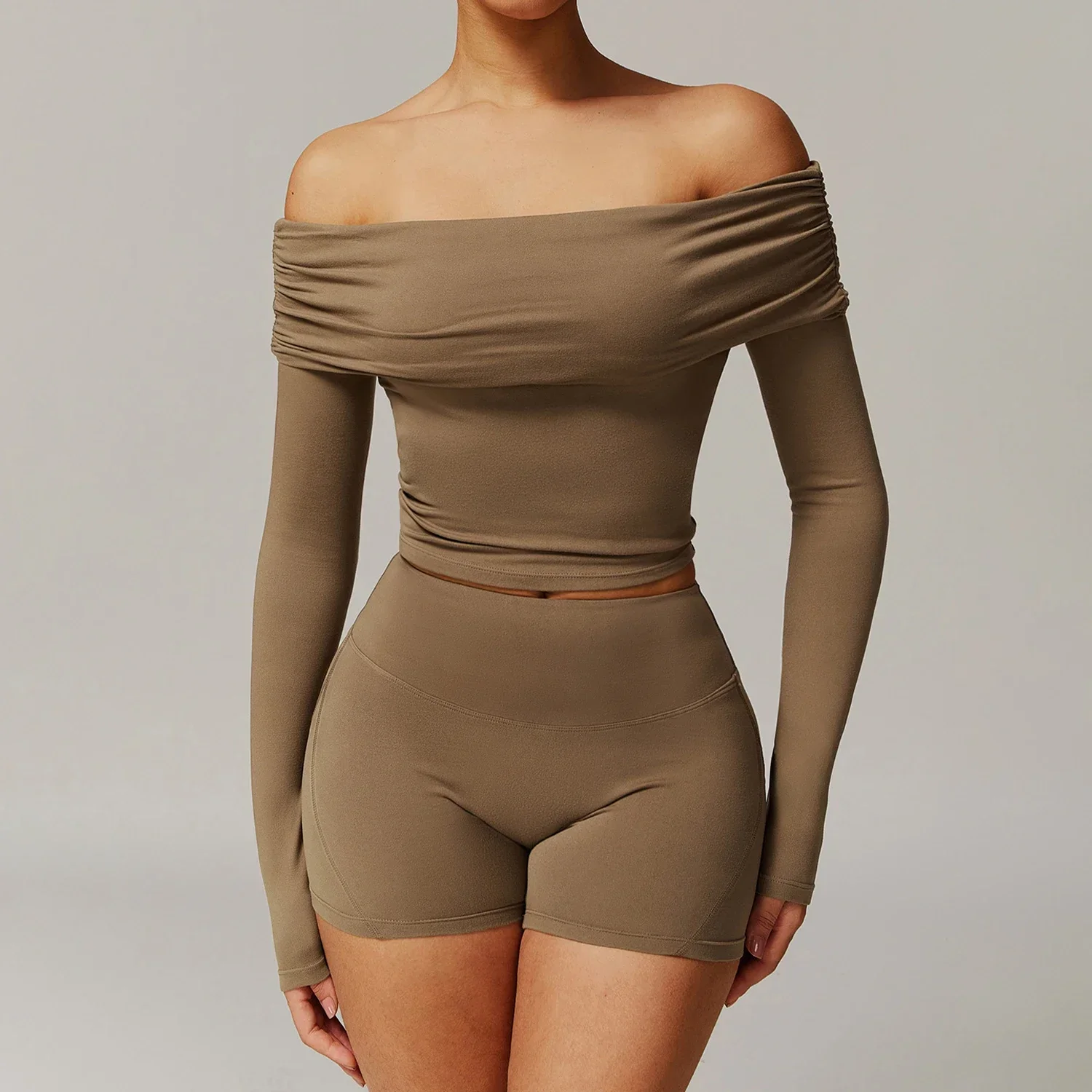 Sexy Casual Long Sleeve Yoga Wear Women One Shoulder Outwear Peplum Dance Sports Long Sleeve Fitness Workout Room Walking Tops
Sexy Casual Long Sleeve Yoga Wear Women One Shoulder Outwear Peplum Dance Sports Long Sleeve Fitness Workout Room Walking Tops