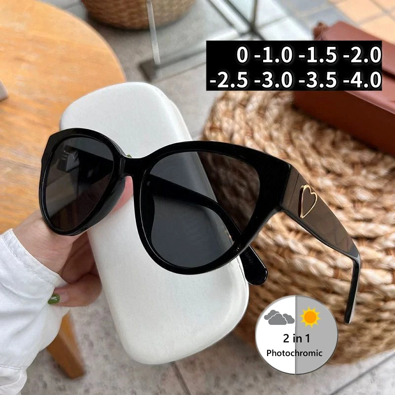 2024 Love Retro Photochromic Myopia Glasses for Women Korean Cat Eye Color Change Eyewear Personalized Anti-Blue Light Glasses
2024 Love Retro Photochromic Myopia Glasses for Women Korean Cat Eye Color Change Eyewear Personalized Anti-Blue Light Glasses