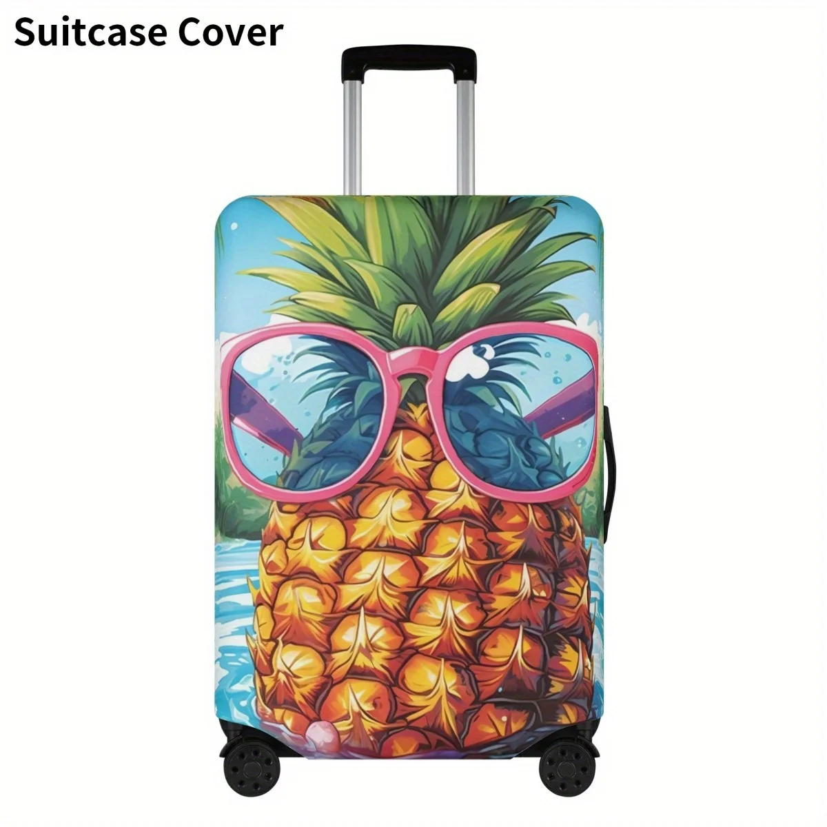 1pc Creative Pattern Elastic Luggage Cover with Cartoon Pattern Travel Suitcase Cover, Trolley Duffle Case Travel Accessories 
1pc Creative Pattern Elastic Luggage Cover with Cartoon Pattern Travel Suitcase Cover, Trolley Duffle Case Travel Accessories
