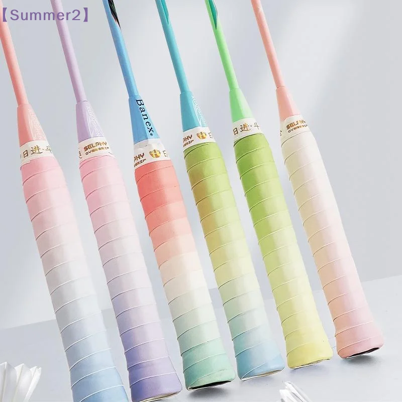 【Xia2】Gradient Color Badminton Racket Overgrip Sweat-absorbent Non-slip Soft Comfortable Grip Tape For Tennis Squash Racket{S}
【Xia2】Gradient Color Badminton Racket Overgrip Sweat-absorbent Non-slip Soft Comfortable Grip Tape For Tennis Squash Racket{S}