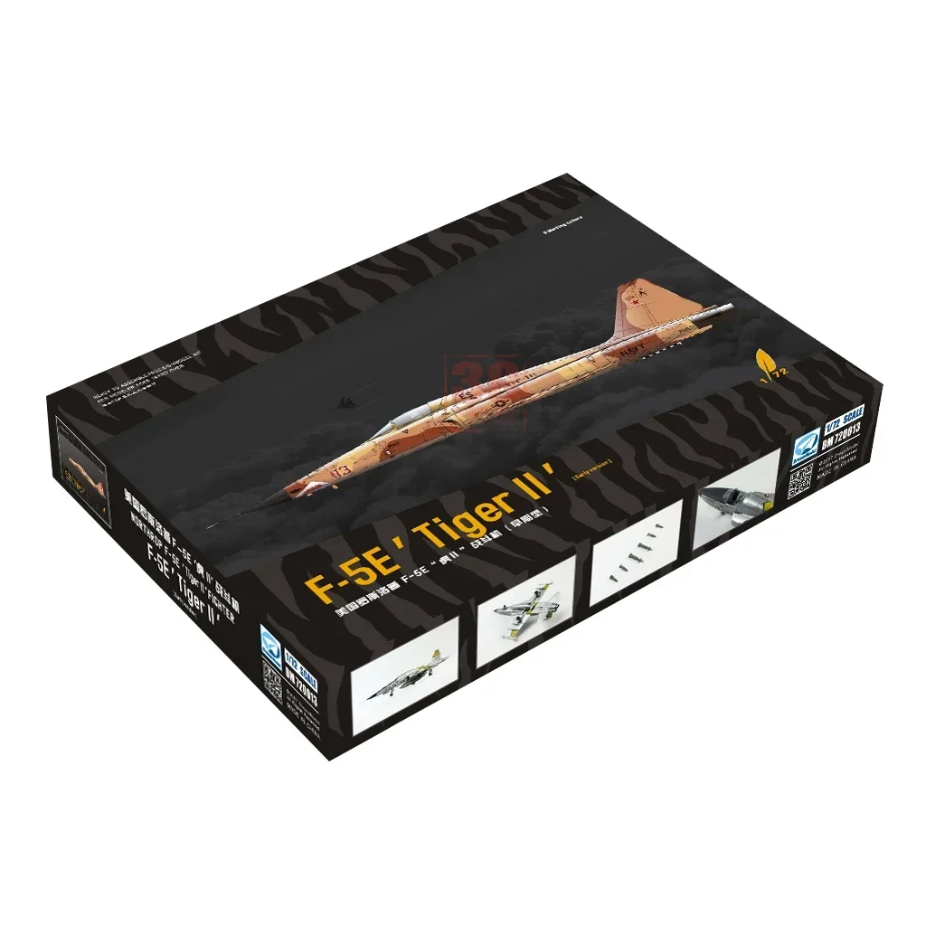 Dream Model 1/72 Plastic Scale Model Kit DM720013 US F-5E Tiger II Fighter (Early Version)
Dream Model 1/72 Plastic Scale Model Kit DM720013 US F-5E Tiger II Fighter (Early Version)