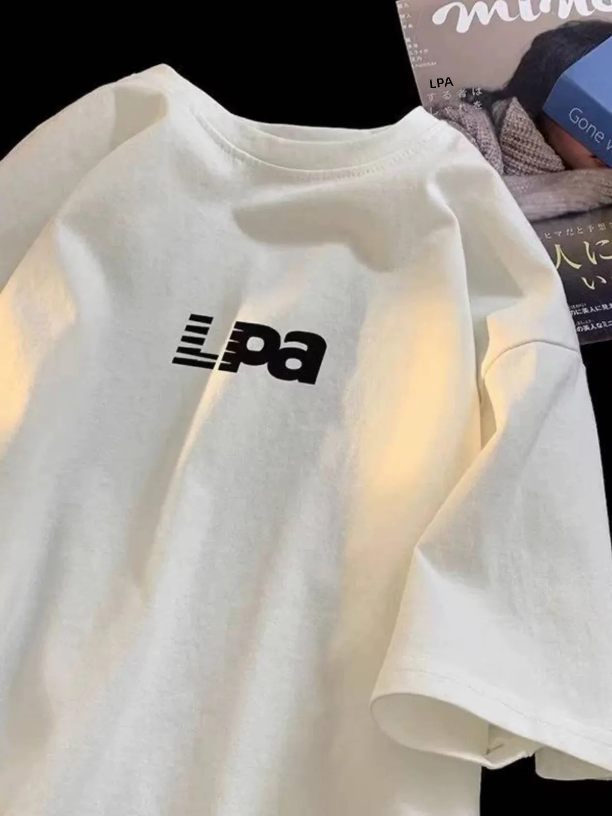 ex Loose Fit ort Sve T-irt Faionable Heavyweight Summer Clothing Versatile M Model DK Mesa Brand
ex Loose Fit ort Sve T-irt Faionable Heavyweight Summer Clothing Versatile M Model DK Mesa Brand