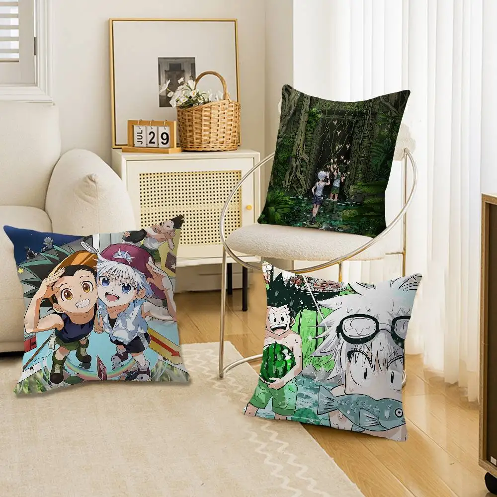 Hot Japan Anime Hunter X Hunter Personalized Picture Text Home Decorative Pillows Household Gifts 45x45cm
Hot Japan Anime Hunter X Hunter Personalized Picture Text Home Decorative Pillows Household Gifts 45x45cm