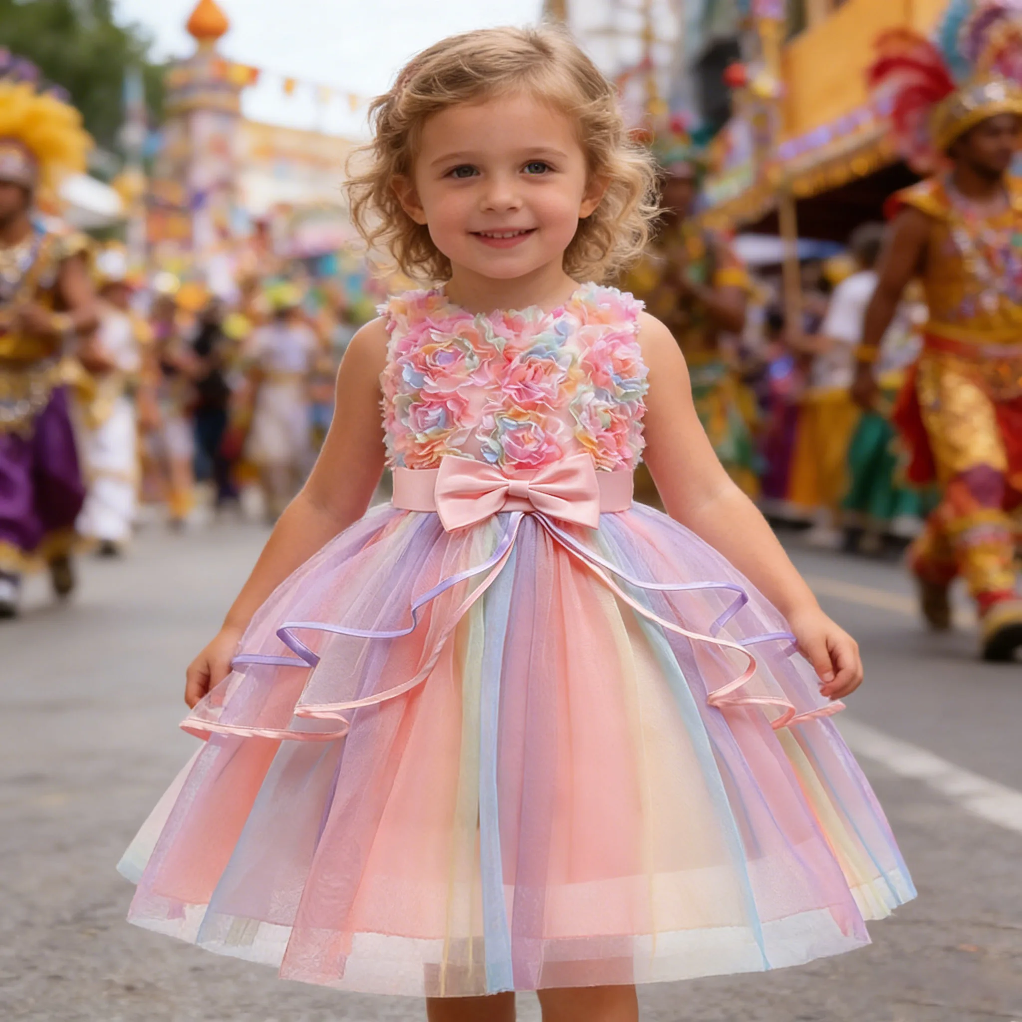 Платье с цветами и единорогом, летнее радужное сетчатое платье принцессы для маленьких девочек, карнавальный костюм для выступлений, детская одежда, От 1 до 12 лет
Платье с цветами и единорогом, летнее радужное сетчатое платье принцессы для маленьких девочек, карнавальный костюм для выступлений, детская одежда, От 1 до 12 лет