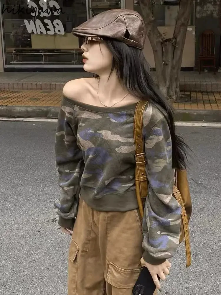 Streetwear Hoodies for Women Y2k Tops Slash Neck Camouflage Fashion Sweatshirts 2025 Ropa Mujer Off Shoulder Casual Sexy Hoodie
Streetwear Hoodies for Women Y2k Tops Slash Neck Camouflage Fashion Sweatshirts 2025 Ropa Mujer Off Shoulder Casual Sexy Hoodie