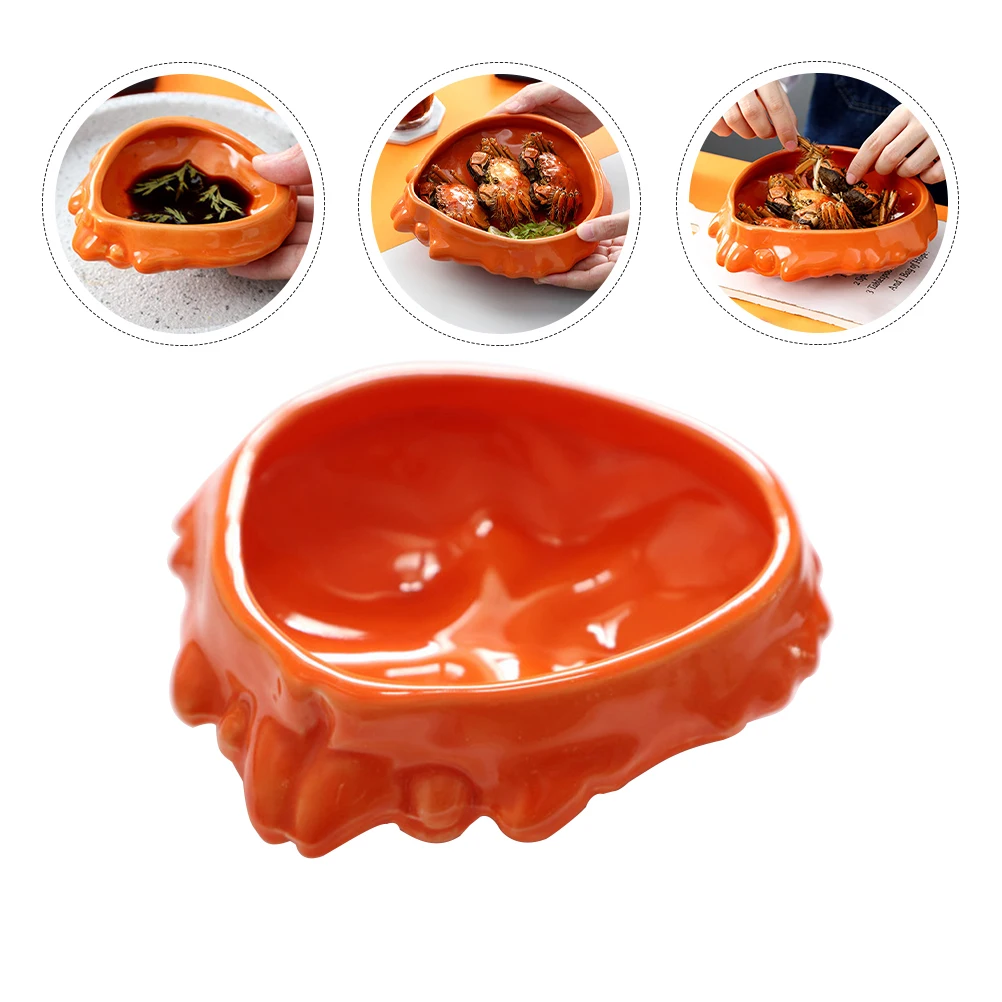 Crab Ceramic Disc Attractive Dinnerware Appetizer Dishes Crab-shaped Bowl Mixing Unique Plate Craft Small Ceramics
Crab Ceramic Disc Attractive Dinnerware Appetizer Dishes Crab-shaped Bowl Mixing Unique Plate Craft Small Ceramics