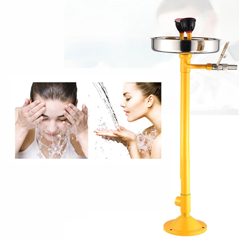 Laboratory eyewash 304 stainless steel ABS coated vertical eyewash wall-mounted shower eyewash 1Piece
Laboratory eyewash 304 stainless steel ABS coated vertical eyewash wall-mounted shower eyewash 1Piece