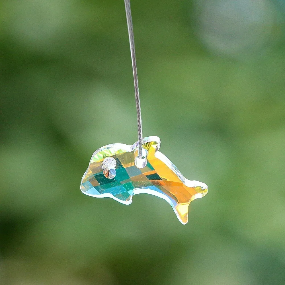 5Pcs 20mm Colorful Light and Shadow Dolphin Pendant Crystal Sunshine Dream DIY Bedroom Room Window Hanging Gifts
5Pcs 20mm Colorful Light and Shadow Dolphin Pendant Crystal Sunshine Dream DIY Bedroom Room Window Hanging Gifts