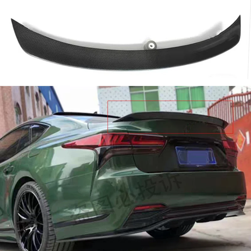 Suitable for Lexus LS LS500 500H 2018-2023 high-quality carbon fiber car four door rear wing rear trunk lip spoiler boot wing
Suitable for Lexus LS LS500 500H 2018-2023 high-quality carbon fiber car four door rear wing rear trunk lip spoiler boot wing