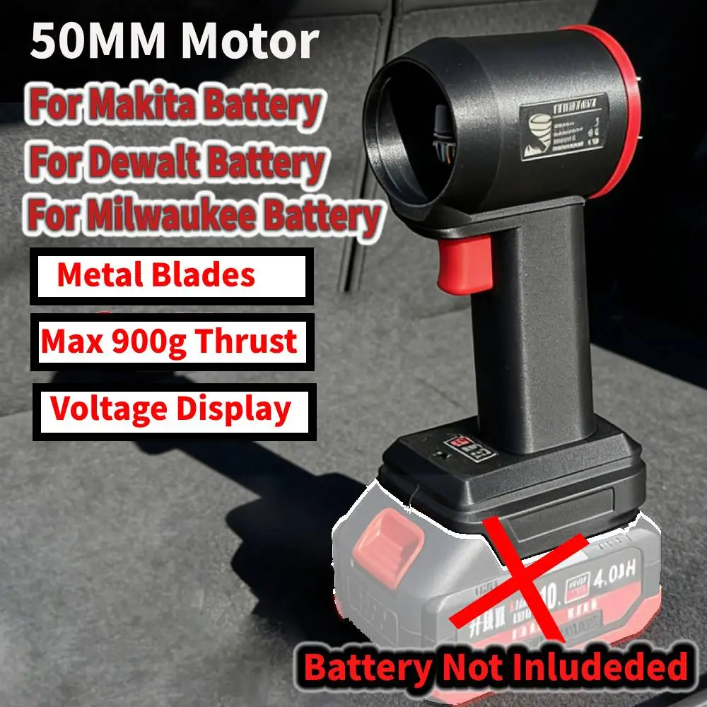 For Milwaukee Battery 50mm Storm Turbine Fan Car Dryer Wash Air Gun Electric POWERFUL BLOWERS Snow Removal For Makita NO Battery
For Milwaukee Battery 50mm Storm Turbine Fan Car Dryer Wash Air Gun Electric POWERFUL BLOWERS Snow Removal For Makita NO Battery