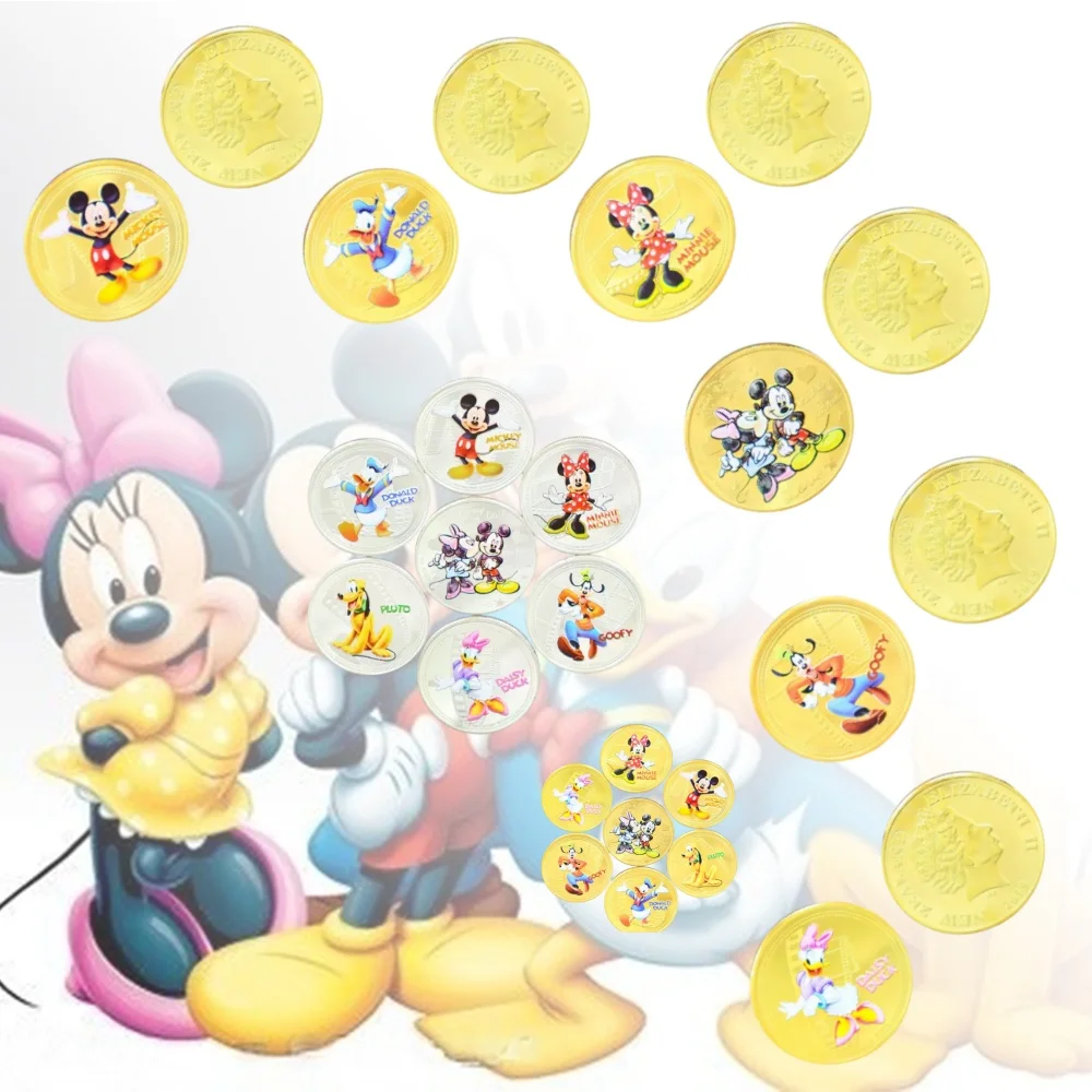 Памятная монета с Микки Маусом, мультяшная периферийная коллекция, монета, золотой значок, Дональд Дак, детские игрушки, подарочная монета с буквами
Памятная монета с Микки Маусом, мультяшная периферийная коллекция, монета, золотой значок, Дональд Дак, детские игрушки, подарочная монета с буквами