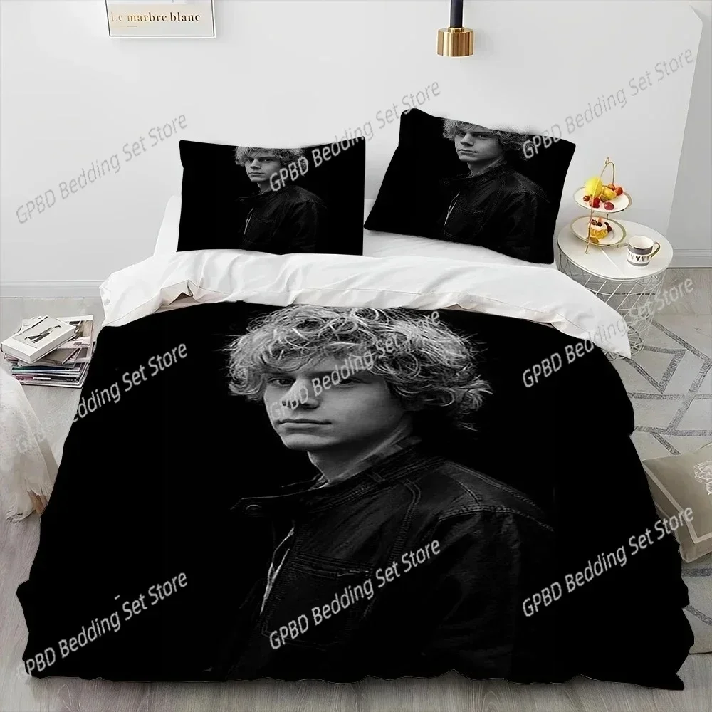 Luxury New 3D Print Cute Evan Peters Movie TV Actor Bedding Set Duvet Cover Bed Set Quilt Cover Pillowcase king Queen Size
Luxury New 3D Print Cute Evan Peters Movie TV Actor Bedding Set Duvet Cover Bed Set Quilt Cover Pillowcase king Queen Size