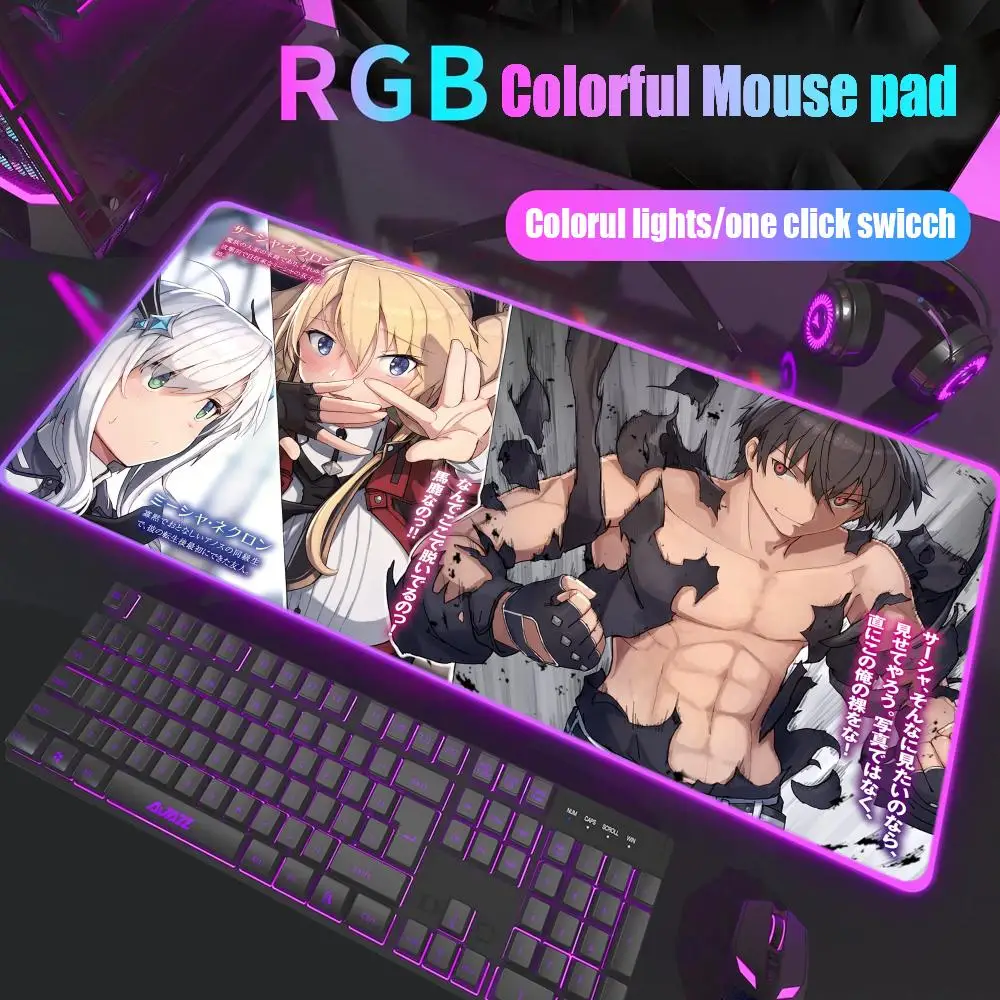 Коврик для мыши The Misfit Of Demon King Academy, настольный коврик Rgb, подсветка, светодиодный коврик для мыши, игровой настольный коврик, большой коврик для мыши с подсветкой
Коврик для мыши The Misfit Of Demon King Academy, настольный коврик Rgb, подсветка, светодиодный коврик для мыши, игровой настольный коврик, большой коврик для мыши с подсветкой
