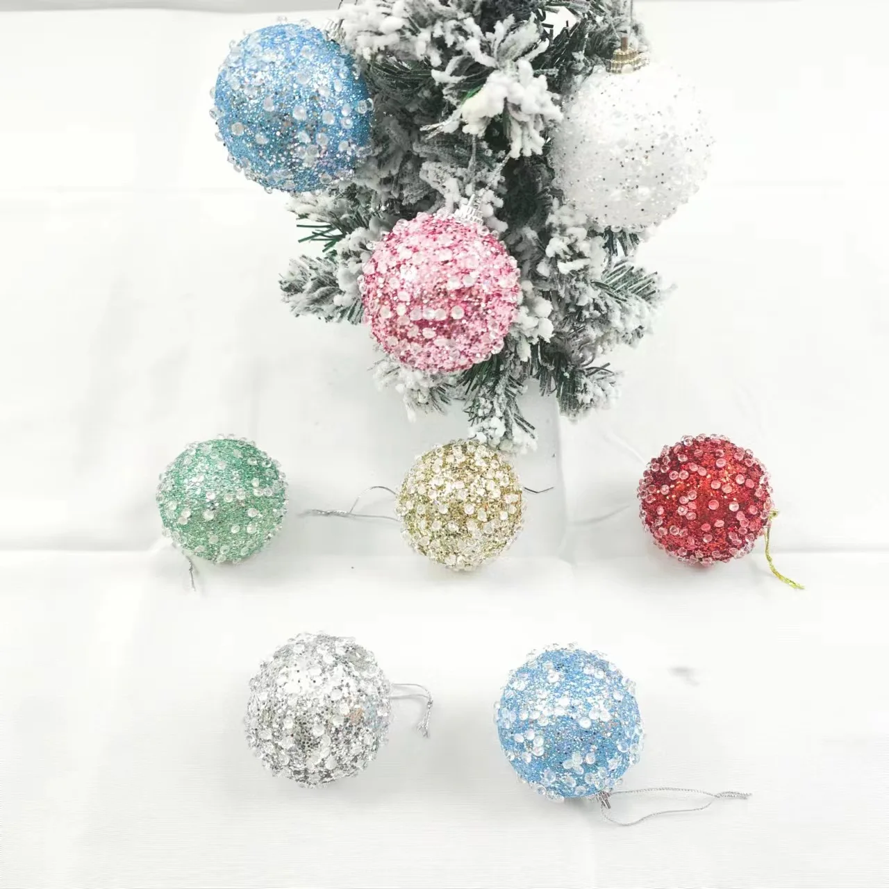 6cm/16pcs Christmas Ball Set Christmas Tree Pendant Decorative Ball Ornaments
6cm/16pcs Christmas Ball Set Christmas Tree Pendant Decorative Ball Ornaments