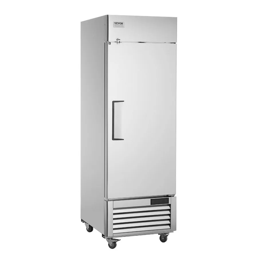 Commercial Freezer 19.32 Cu.ft Reach In 27 W Upright Freezer Single Door AutoDefrost Stainless Steel Reachin Freezer with 4 Ad
Commercial Freezer 19.32 Cu.ft Reach In 27 W Upright Freezer Single Door AutoDefrost Stainless Steel Reachin Freezer with 4 Ad