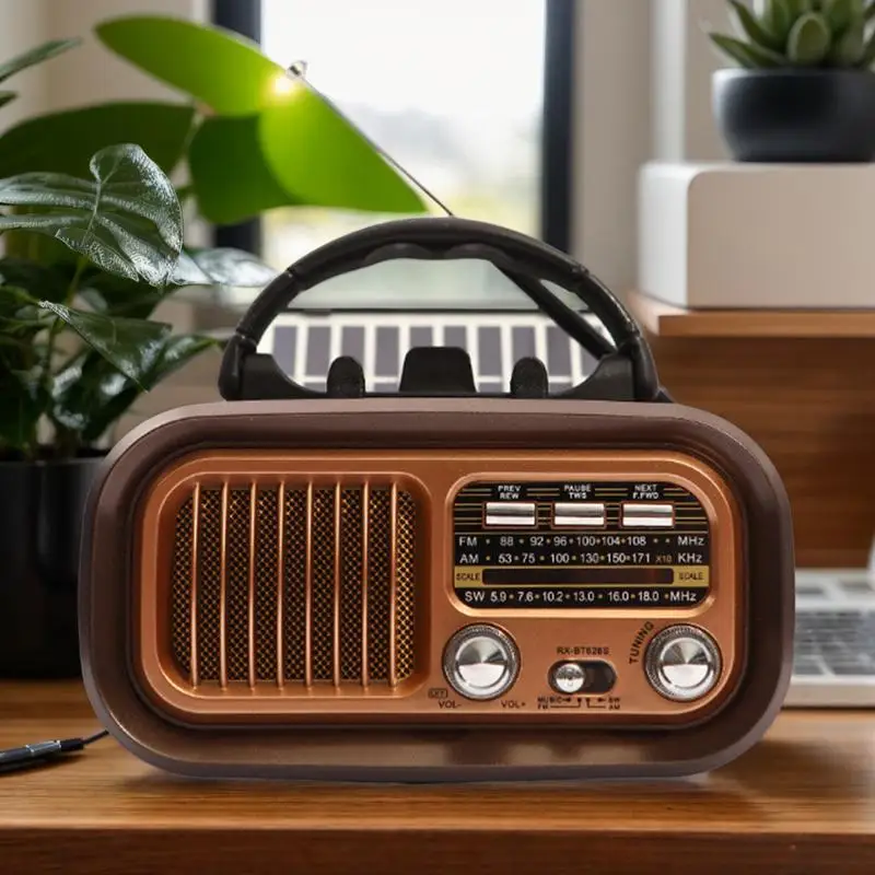Solar Radio Portable AM FM SW Receiver Vintage Solar Radio With LED Light Functions For Hiking Survival Beach Work Picnic
Solar Radio Portable AM FM SW Receiver Vintage Solar Radio With LED Light Functions For Hiking Survival Beach Work Picnic