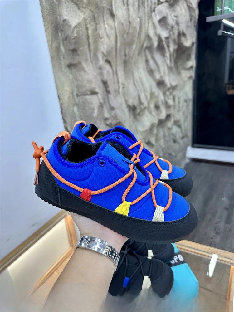 Men's Winter Cotton Shoes Fleece Lined Sporty Dopaamine Colorway Warmth Guaranteed Casual Low Top Snow Boots Youth Size
Men's Winter Cotton Shoes Fleece Lined Sporty Dopaamine Colorway Warmth Guaranteed Casual Low Top Snow Boots Youth Size