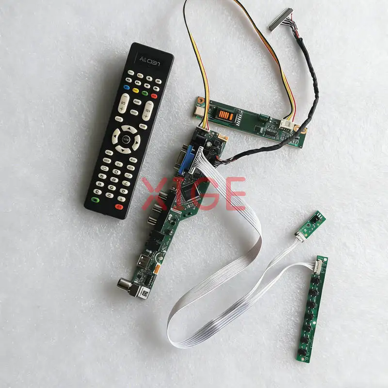 For IAUX14 ITUX97 HSD150PU1 HV150UX1 Screen Drive Controller Board Kit DIY 1600x1200 1-CCFL 30Pin LVDS USB+AV+VGA+HDMI 1600*1200
For IAUX14 ITUX97 HSD150PU1 HV150UX1 Screen Drive Controller Board Kit DIY 1600x1200 1-CCFL 30Pin LVDS USB+AV+VGA+HDMI 1600*1200