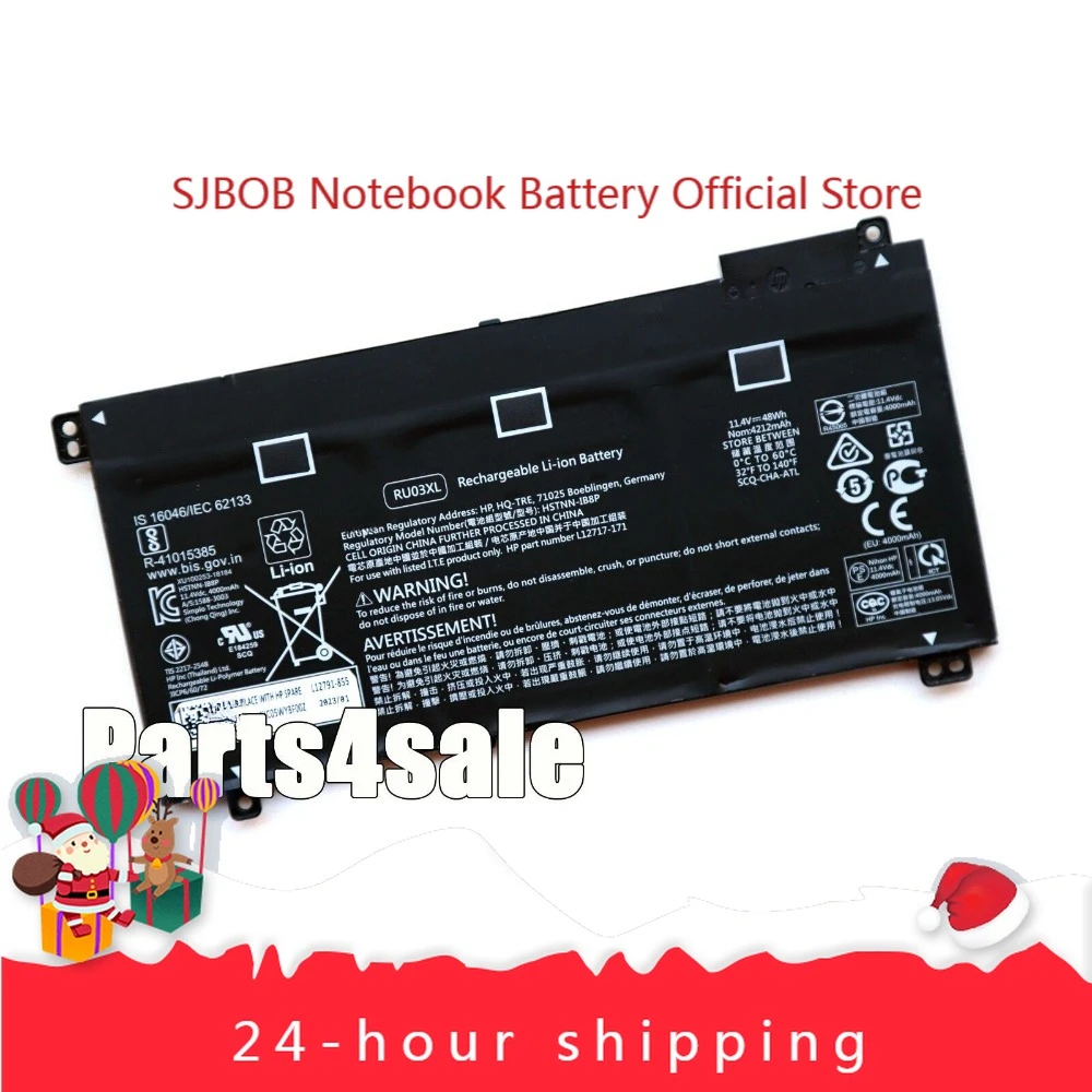 Новый оригинальный аккумулятор RU03XL L12791-855 для ноутбука HP ProBook x360 440 G1 11 G3 G4 EE
Новый оригинальный аккумулятор RU03XL L12791-855 для ноутбука HP ProBook x360 440 G1 11 G3 G4 EE