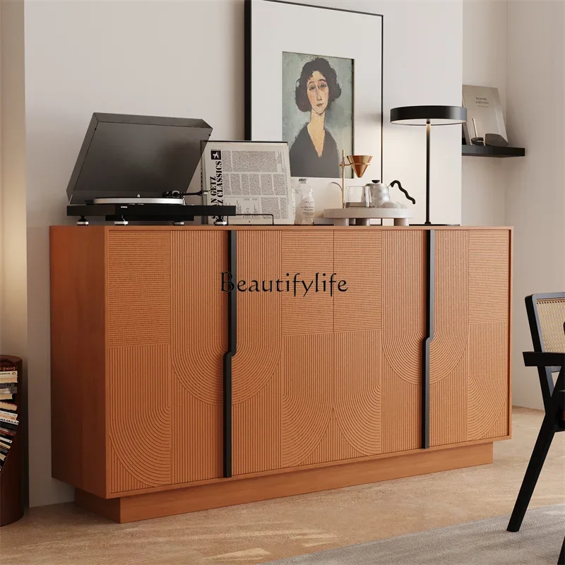 yj5 *Nordic solid wood medieval style dining side cabinet entrance living room storage locker
yj5 *Nordic solid wood medieval style dining side cabinet entrance living room storage locker