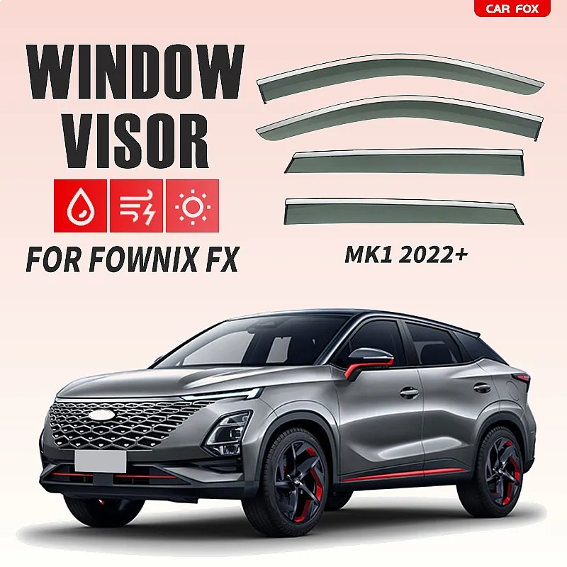 4pcs For Fownix FX 2022+ Car Window Visor Rain Sun Shade Awning Windshield Side Deflector Auto Accessories
4pcs For Fownix FX 2022+ Car Window Visor Rain Sun Shade Awning Windshield Side Deflector Auto Accessories