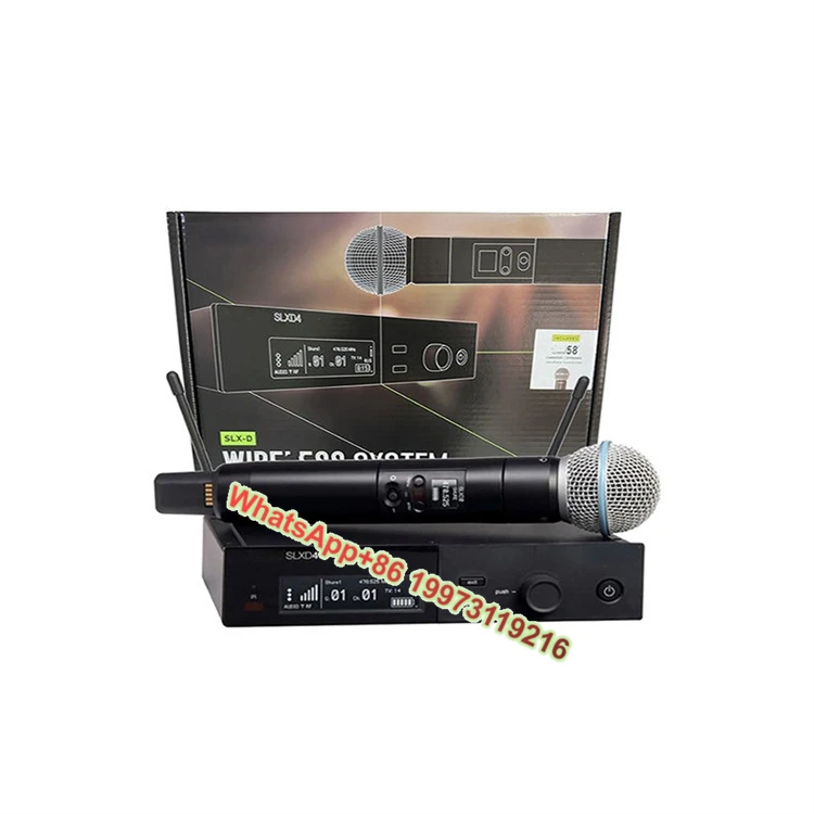 SLXD24/B58 SLXD4 Wireless Microphone System SLXD24/B87A Stage Performance Dynamic Condenser Mic SLXD24D/S58 SLXD24/K8
SLXD24/B58 SLXD4 Wireless Microphone System SLXD24/B87A Stage Performance Dynamic Condenser Mic SLXD24D/S58 SLXD24/K8