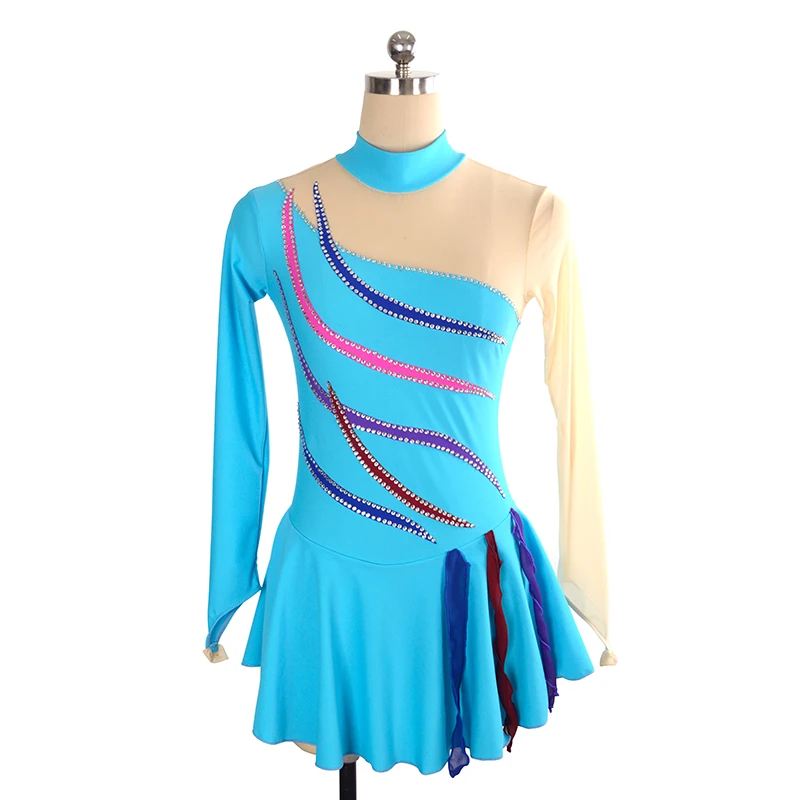 Women's and Children's Nasinaya Figure Skating Competition Artistic Gymnastics Performance Colorful Stripe Long Sleeve Dress
Women's and Children's Nasinaya Figure Skating Competition Artistic Gymnastics Performance Colorful Stripe Long Sleeve Dress