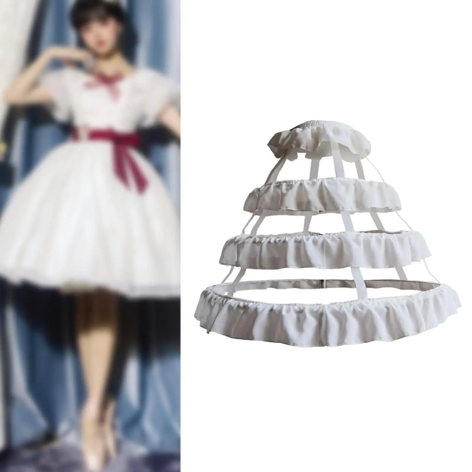 Womens Petticoat Pannier Petticoat for Dancing Party Bridesmaid Costume Dressing
Womens Petticoat Pannier Petticoat for Dancing Party Bridesmaid Costume Dressing