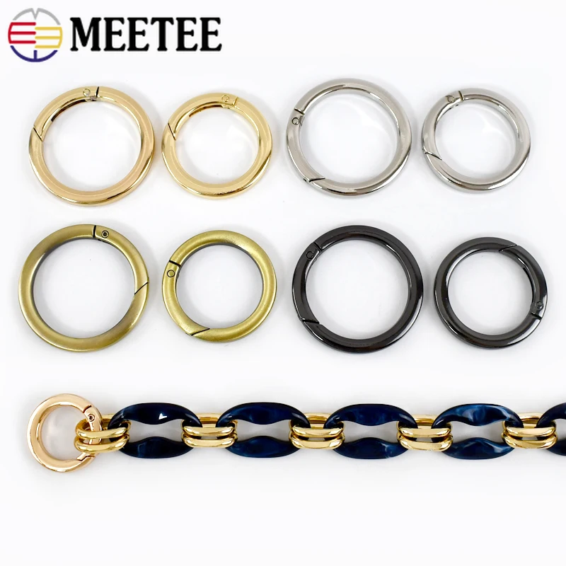 5/10Pcs 16-38mm Metal O Ring Buckle Bag Strap Spring Clasp Backpack Belt Openable Snap Clip Hooks Keychain Dog Chain Rings Hook
5/10Pcs 16-38mm Metal O Ring Buckle Bag Strap Spring Clasp Backpack Belt Openable Snap Clip Hooks Keychain Dog Chain Rings Hook