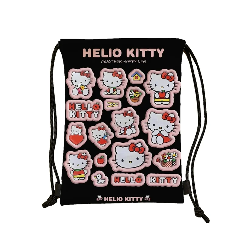 Hello Kitty Canvas Bag Cute Cartoon High-capacity Drawstring Drawstring Bag New Fashion Personality Pocket Both Shoulders Pouch
Hello Kitty Canvas Bag Cute Cartoon High-capacity Drawstring Drawstring Bag New Fashion Personality Pocket Both Shoulders Pouch