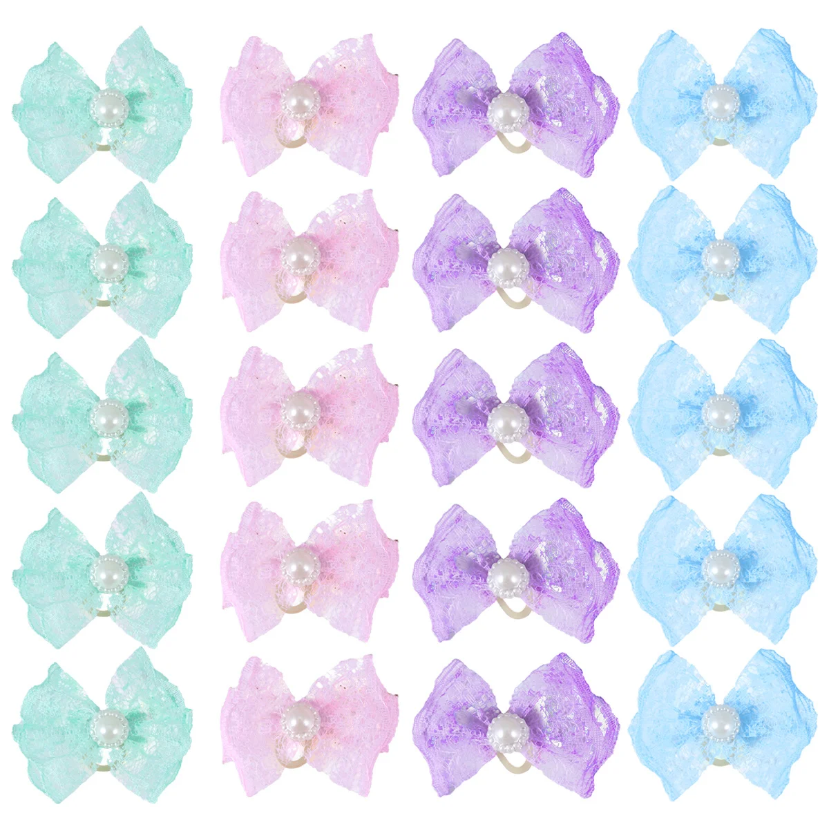 20Pcs Pet Hair Ties Adjustable Size Bowknot Bands Perfect for Cat Dog Ponytails Knots Styling Pet Bowknot Hair Bands
20Pcs Pet Hair Ties Adjustable Size Bowknot Bands Perfect for Cat Dog Ponytails Knots Styling Pet Bowknot Hair Bands