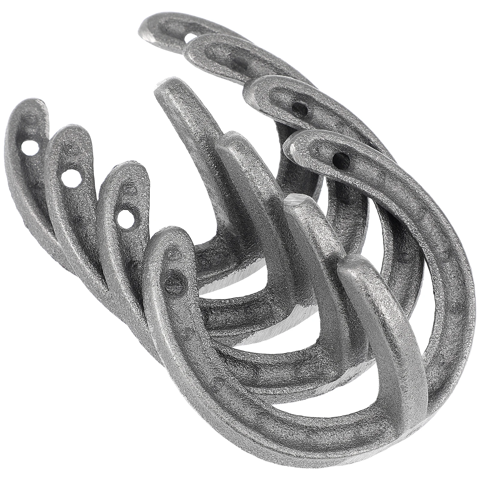 4 pcs Iron Coat Hooks Vintage Horseshoe Wall Mount Multi Purpose Home Decor Study Bedroom Balcony Smooth
4 pcs Iron Coat Hooks Vintage Horseshoe Wall Mount Multi Purpose Home Decor Study Bedroom Balcony Smooth