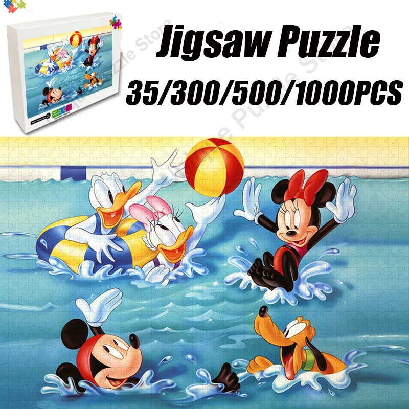 Деревянные пазлы с Микки Маусом от Disney, 200/300/500/1000 шт., пазлы с персонажами мультфильмов, пазлы с принцессами Disney, детские развивающие игрушки
Деревянные пазлы с Микки Маусом от Disney, 200/300/500/1000 шт., пазлы с персонажами мультфильмов, пазлы с принцессами Disney, детские развивающие игрушки