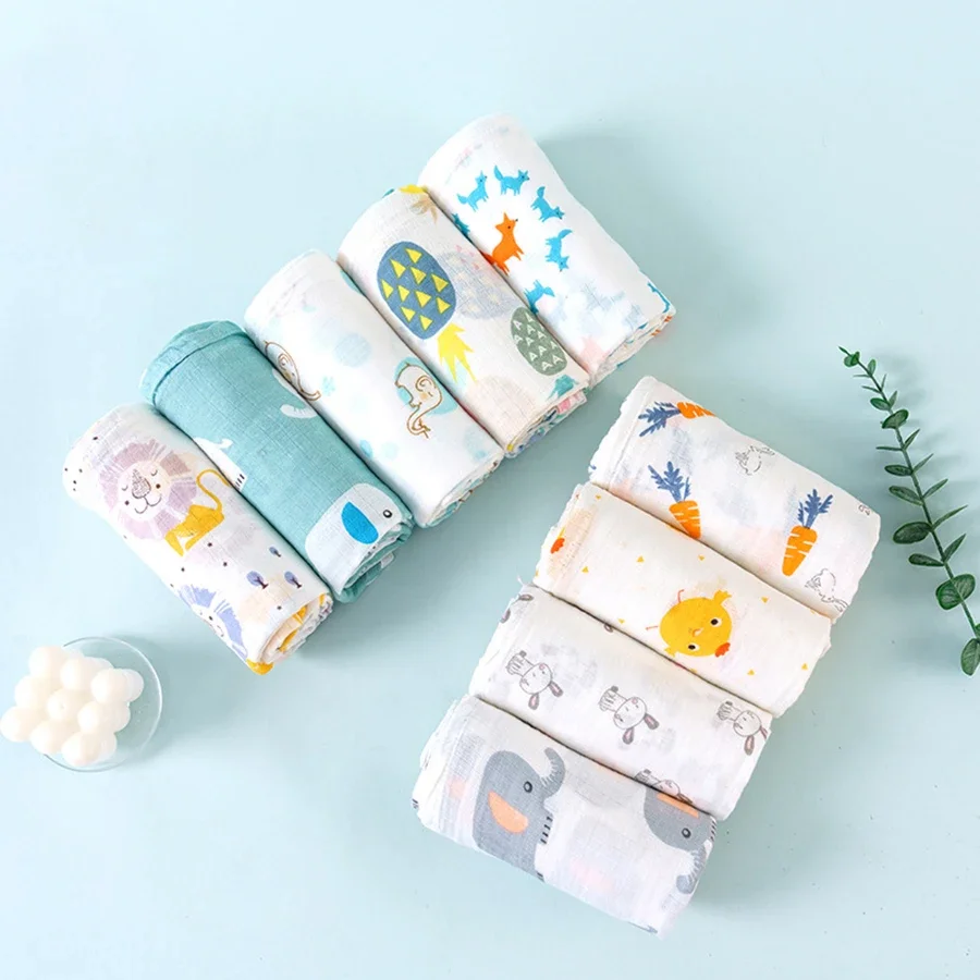 Newborn Summer Baby Swaddle Blanket Cotton Soft 2 Layer Muslin Blankets Quick Dry Kids Bath Towel Baby Stroller Blanket Cover
Newborn Summer Baby Swaddle Blanket Cotton Soft 2 Layer Muslin Blankets Quick Dry Kids Bath Towel Baby Stroller Blanket Cover
