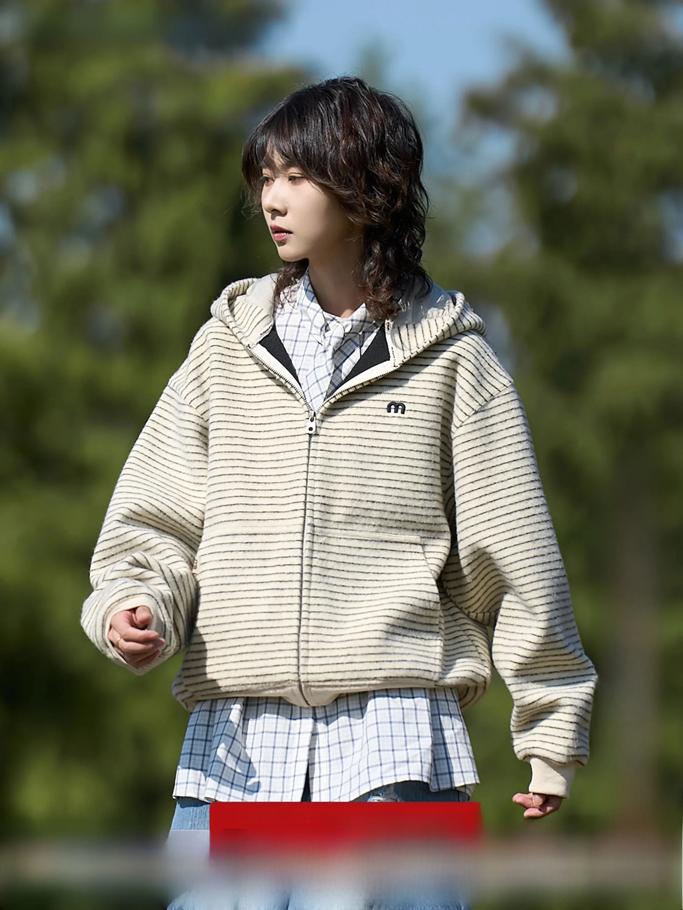 Madgood Loose Unisex Hoodie Zipper Cardigan Striped Color Block Spring Worksite Style Women's Long Sleeve Breathable Commute
Madgood Loose Unisex Hoodie Zipper Cardigan Striped Color Block Spring Worksite Style Women's Long Sleeve Breathable Commute