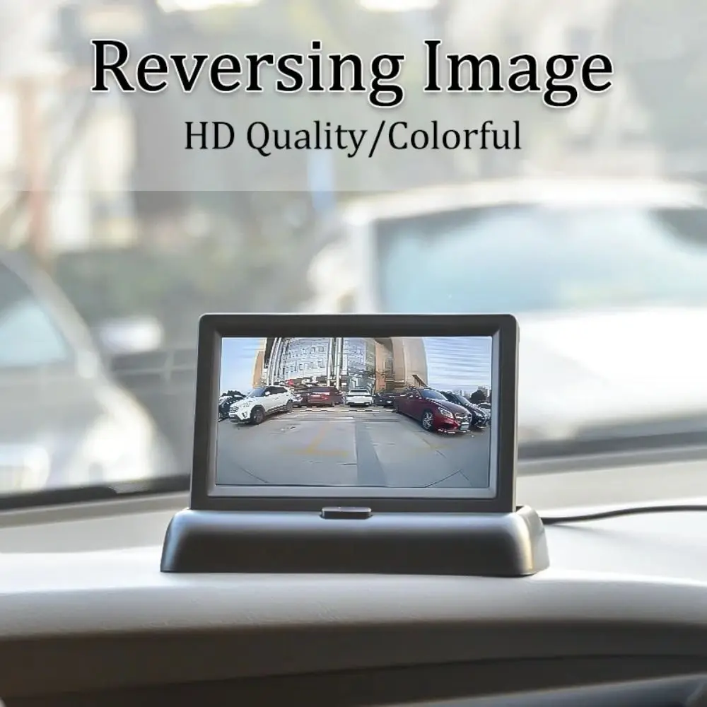 New Plastic Car Monitor Display Color 4.3 Inch Vehicle Display HD Screen Foldable Car Rearview Mirror Monitor Car Reverse
New Plastic Car Monitor Display Color 4.3 Inch Vehicle Display HD Screen Foldable Car Rearview Mirror Monitor Car Reverse