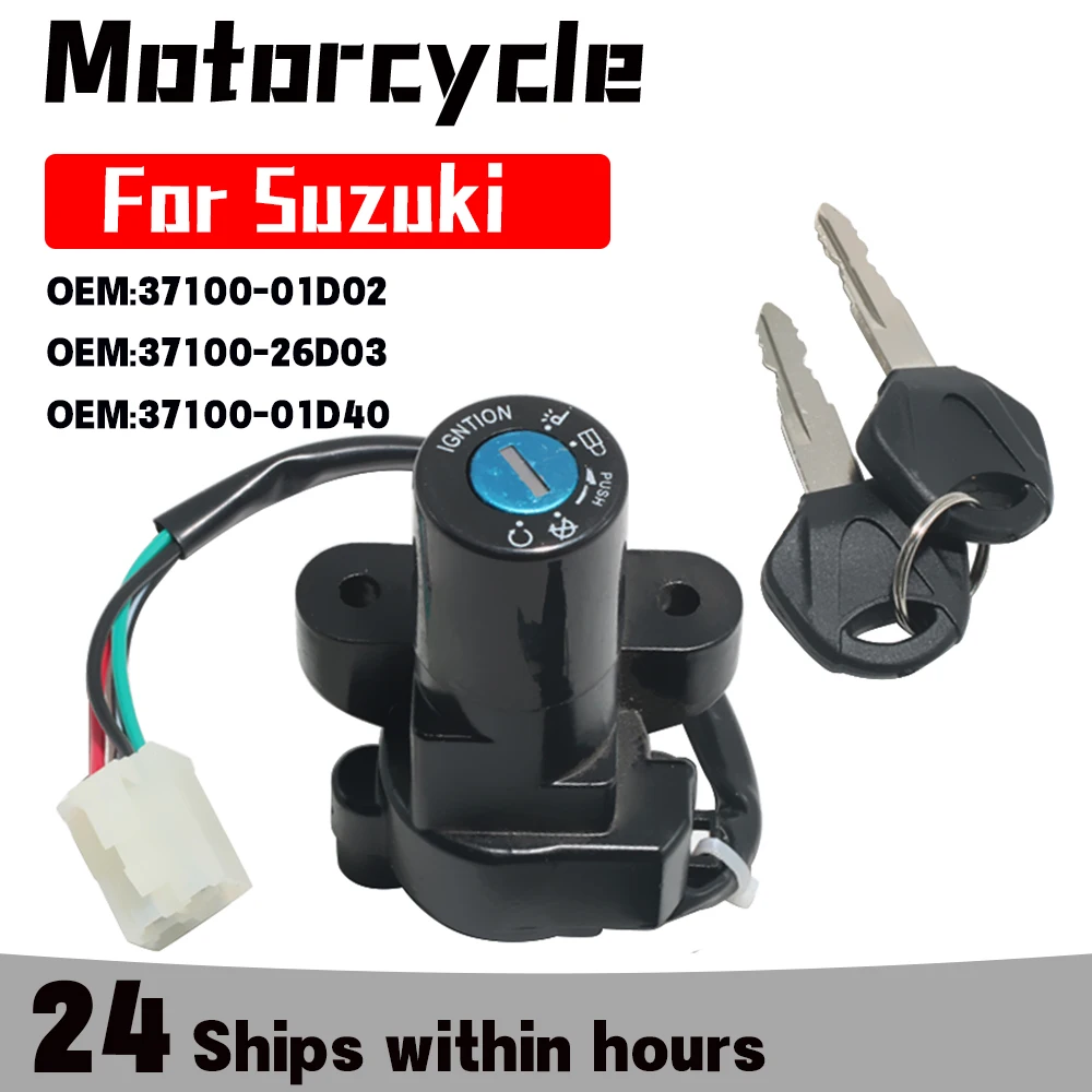 Motorcycle Ignition Switch Key Lock For Suzuki GS500 GS500F GSF250 GSF400 GSX400 GSX600F GSX600 GSX750 GSX750F GSX1100F VX800
Motorcycle Ignition Switch Key Lock For Suzuki GS500 GS500F GSF250 GSF400 GSX400 GSX600F GSX600 GSX750 GSX750F GSX1100F VX800