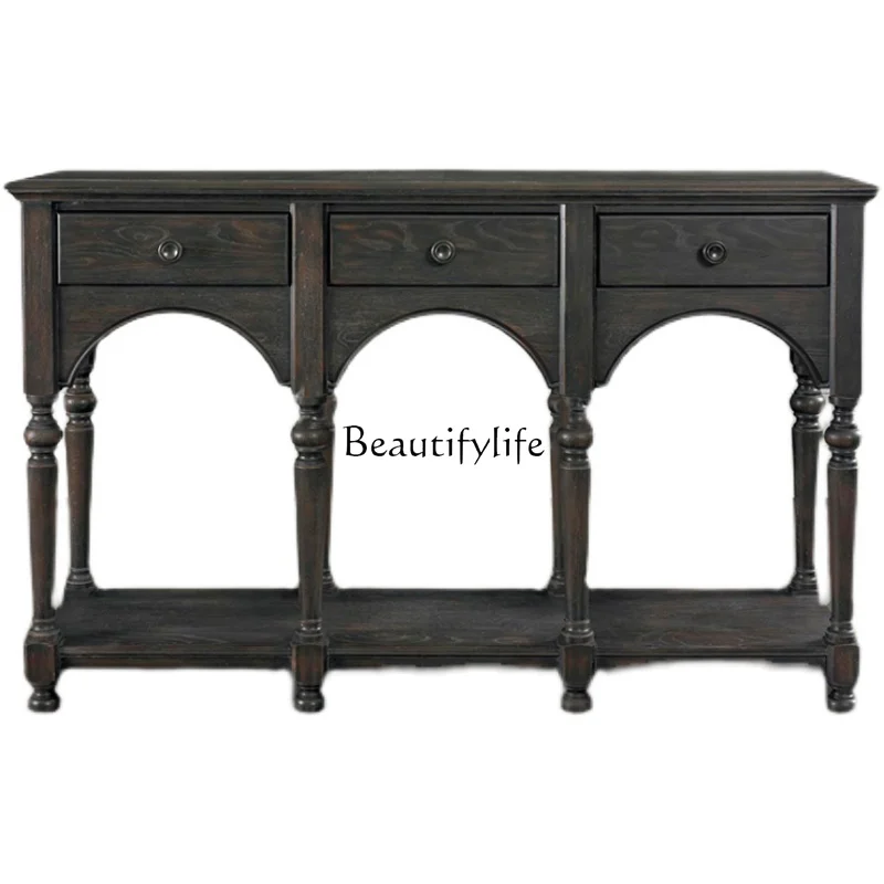 Solid wood French retro home entry living room decorative cabinet dining side cabinet
Solid wood French retro home entry living room decorative cabinet dining side cabinet