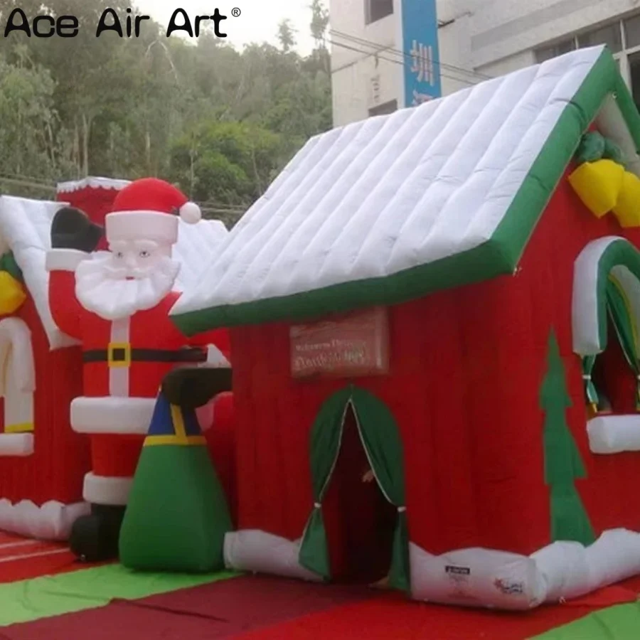 Beautiful Inflatable Christmas House, Outdoor Advertising Christmas Festival Decoration, Giant Inflatable Santa House
Beautiful Inflatable Christmas House, Outdoor Advertising Christmas Festival Decoration, Giant Inflatable Santa House