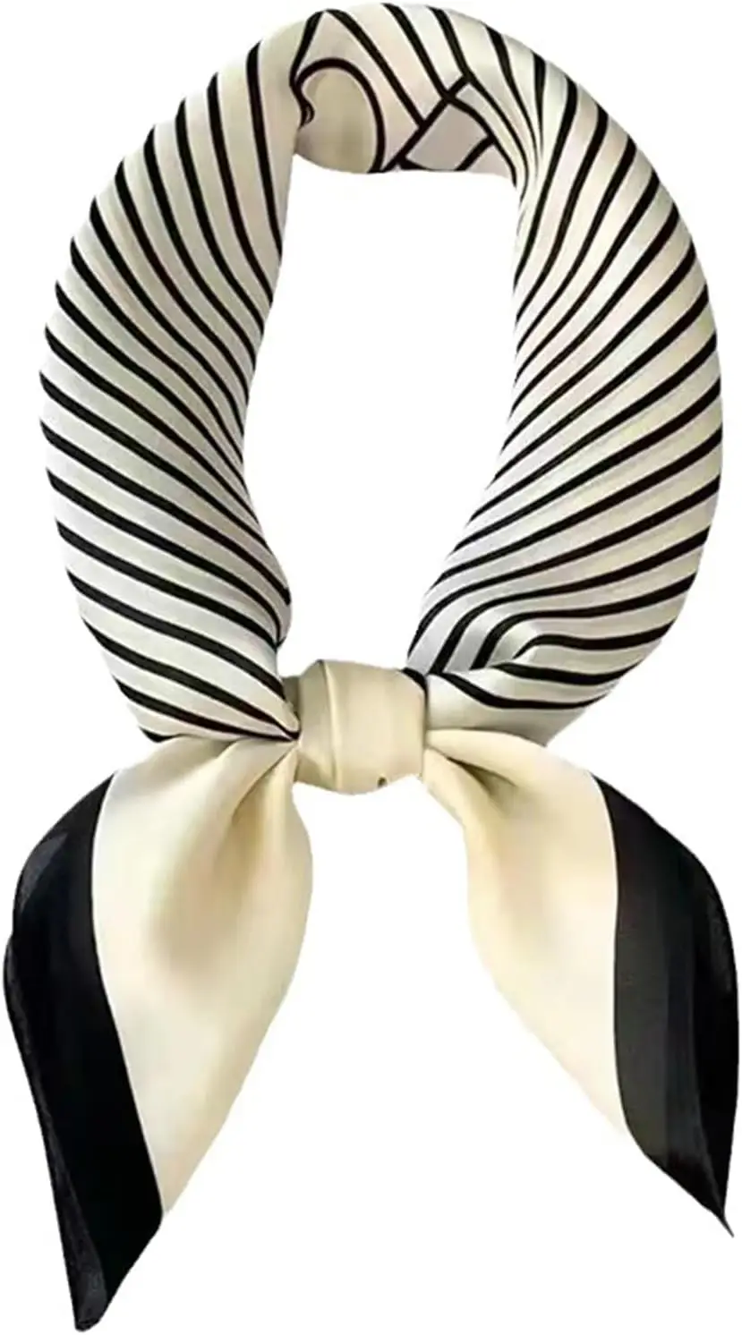 27.5 Inch Silk Feeling Scarf for Women Square Satin Head Scarf Hair Wrap Bandana
27.5 Inch Silk Feeling Scarf for Women Square Satin Head Scarf Hair Wrap Bandana