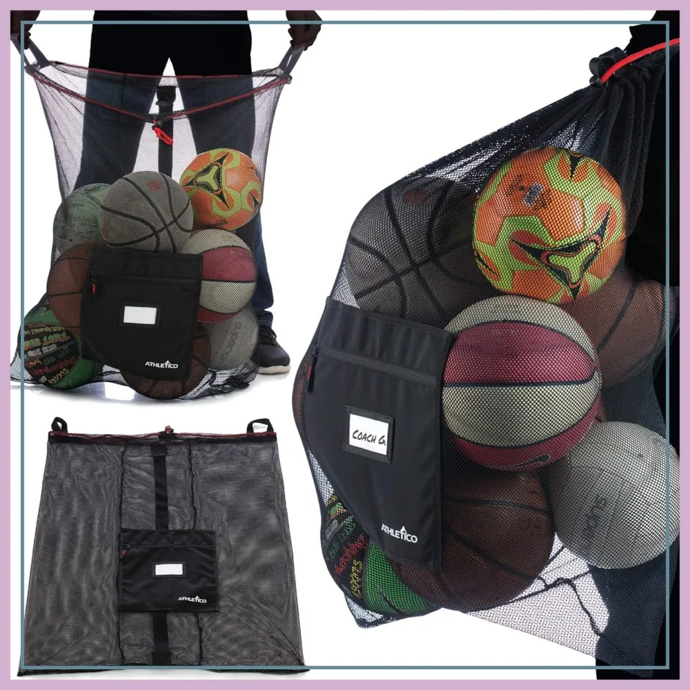 Extra Large Mesh Ball Bag - Heavy Duty Drawstring for Basketball, Volleyball, Soccer, Baseball & Beach
Extra Large Mesh Ball Bag - Heavy Duty Drawstring for Basketball, Volleyball, Soccer, Baseball & Beach