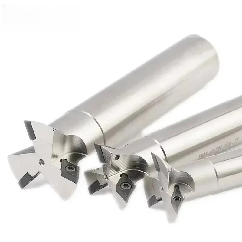 YW CNC Dovetail Milling Cutter Arbor, inner bore dovetail V-groove tool holder, straight shank dovetail cutter, 45° / 55° / 60°
YW CNC Dovetail Milling Cutter Arbor, inner bore dovetail V-groove tool holder, straight shank dovetail cutter, 45° / 55° / 60°