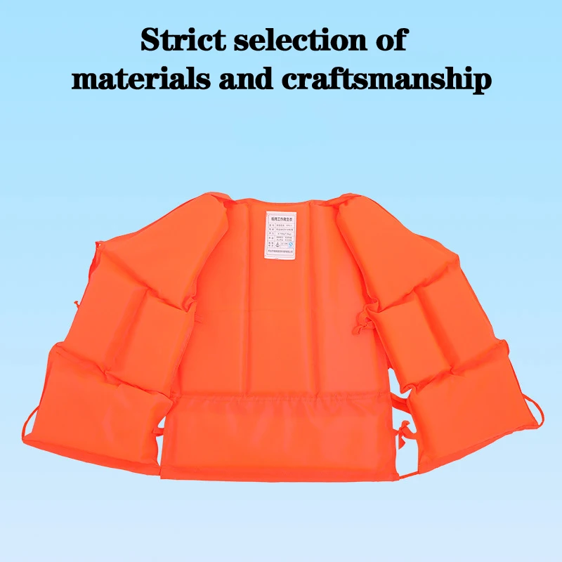Новый спасательный жилет высокой эффективности, сверхвысокая плавучесть, спасательный жилет из пенопласта для взрослых, ткань Оксфорд для рыбалки
Новый спасательный жилет высокой эффективности, сверхвысокая плавучесть, спасательный жилет из пенопласта для взрослых, ткань Оксфорд для рыбалки