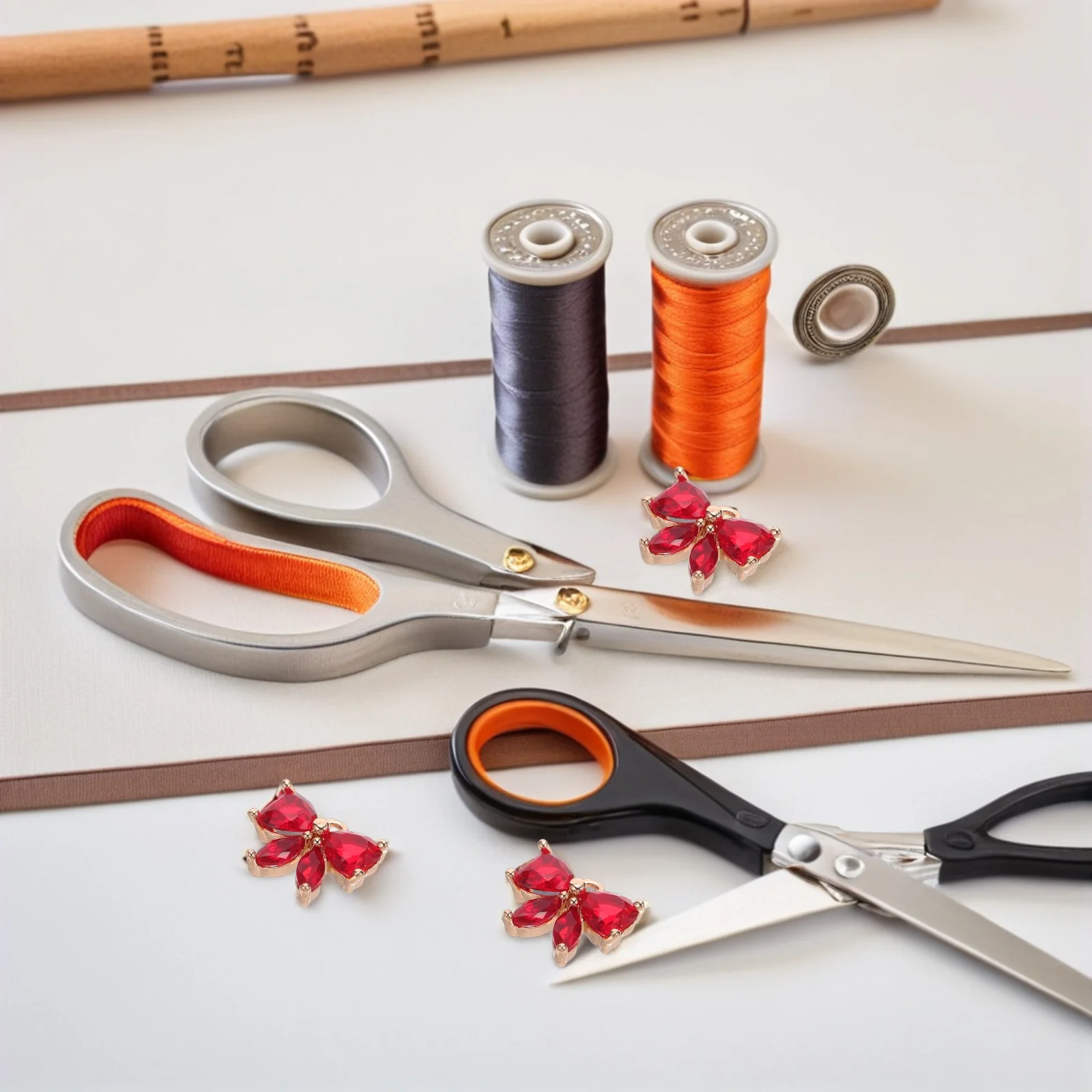6pcs Bowknot Charms Metal Pendant Jewelry Making Supplies For Earrings Necklaces Bracelets Diy Accessories Durable Copper Red
6pcs Bowknot Charms Metal Pendant Jewelry Making Supplies For Earrings Necklaces Bracelets Diy Accessories Durable Copper Red