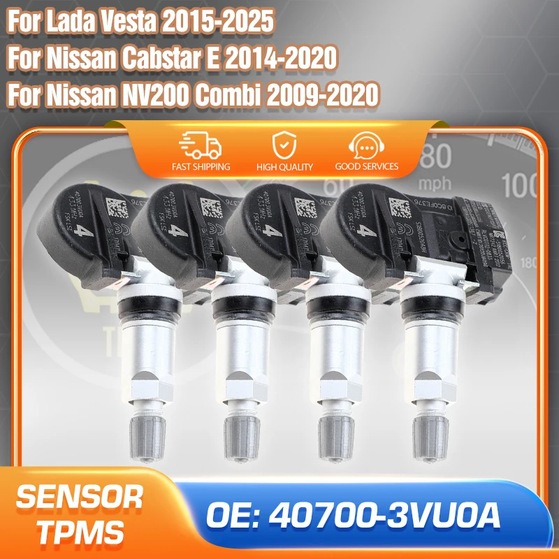 Tire Pressure Monitor Sensor TPMS For Nissan Cabstar E 2014-2020 Nissan NV200 Combi 2009-2020 Lada Vesta 2015-202540700-3VU0A
Tire Pressure Monitor Sensor TPMS For Nissan Cabstar E 2014-2020 Nissan NV200 Combi 2009-2020 Lada Vesta 2015-202540700-3VU0A