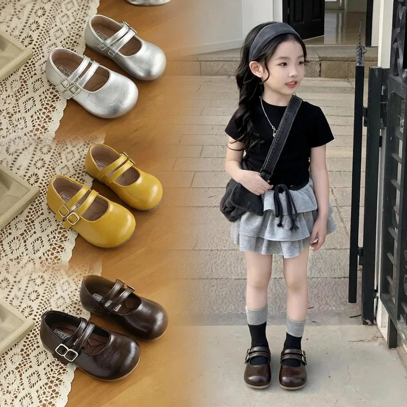 Kids Mary Jane Shoes Soft Non-Slip Sole Yellow Girls Ballet Flat Shoes School Daily Wear Children Leather Shoes Wedding Party
Kids Mary Jane Shoes Soft Non-Slip Sole Yellow Girls Ballet Flat Shoes School Daily Wear Children Leather Shoes Wedding Party